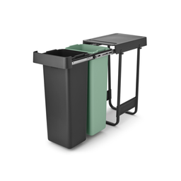 brabantia Poubelle Intégrée - Sort & Go - 2 x 30 L