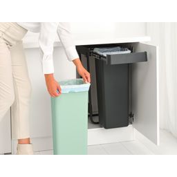 brabantia Poubelle Intégrée - Sort & Go - 2 x 30 L