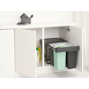 brabantia Sort & Go Built-In Waste Bin - 10 + 10 + 20 L