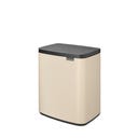 brabantia Bo Waste Bin, 12 L - Soft Beige