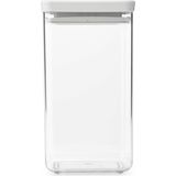 Tasty+ Stackable Rectangular Storage Containers, Light Grey