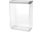 brabantia Bocal Carré, Tasty+ Light Grey - 5,4 L