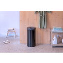brabantia Laundry Box with Plastic Lid - 35 Litres - Matt Black