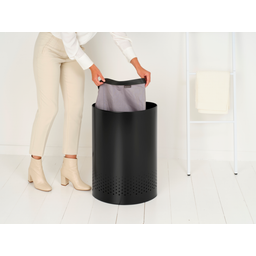 brabantia Corbeille à Linge 55 Litres Selector - Matt Black