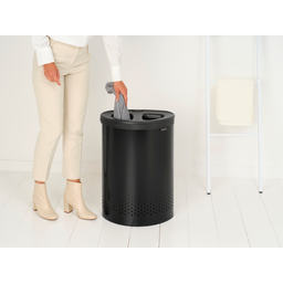 brabantia Corbeille à Linge 55 Litres Selector - Matt Black