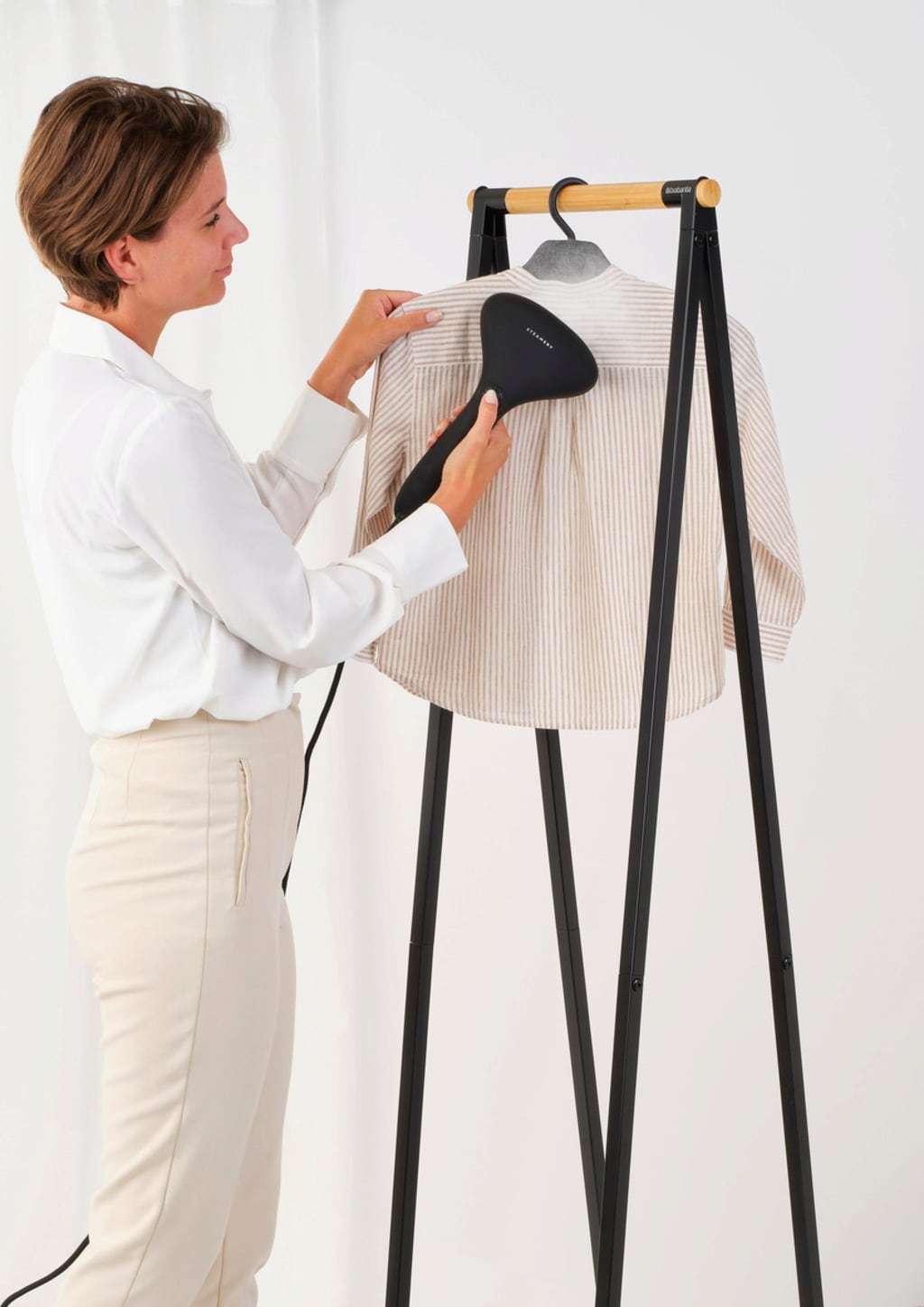 brabantia Dampfkleiderbügel - Pepper Black