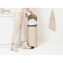 brabantia Poubelle à Pédale Newicon 30L - Soft Beige