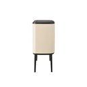 brabantia Kosz Bo Touch 36 L z plastikową wkładką - Soft Beige