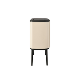 Bo Touch Bin - Pattumiera 3 x 11 L con 3 Inserti in Plastica - Soft Beige