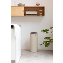 Poubelle Touch Bin New 30 L avec Seau Intérieur - Soft Beige