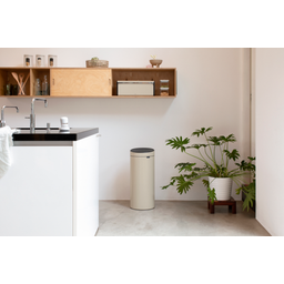 Poubelle Touch Bin New 30 L avec Seau Intérieur - Soft Beige