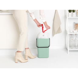 brabantia Sort & Go Afvalemmer, 25 Liter - Jade Green