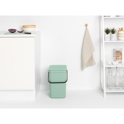 brabantia Sort & Go Afvalemmer, 25 Liter - Jade Green