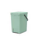 brabantia Sort & Go Afvalemmer, 25 Liter - Jade Green