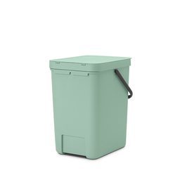 brabantia Sort & Go Afvalemmer, 25 Liter - Jade Green