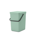 brabantia Sort & Go Afvalemmer, 25 Liter - Jade Green