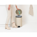 Newicon 20 L Pedal Bin with a Plastic Liner - Soft Beige