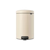 NewIcon - Pattumiera a Pedale 20 L con Inserto in Plastica
