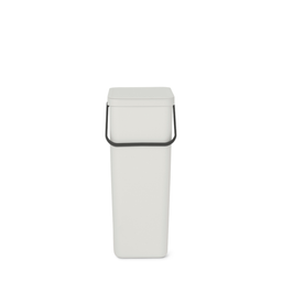 brabantia Sort & Go Afvalemmer, 40 Liter - Light Grey