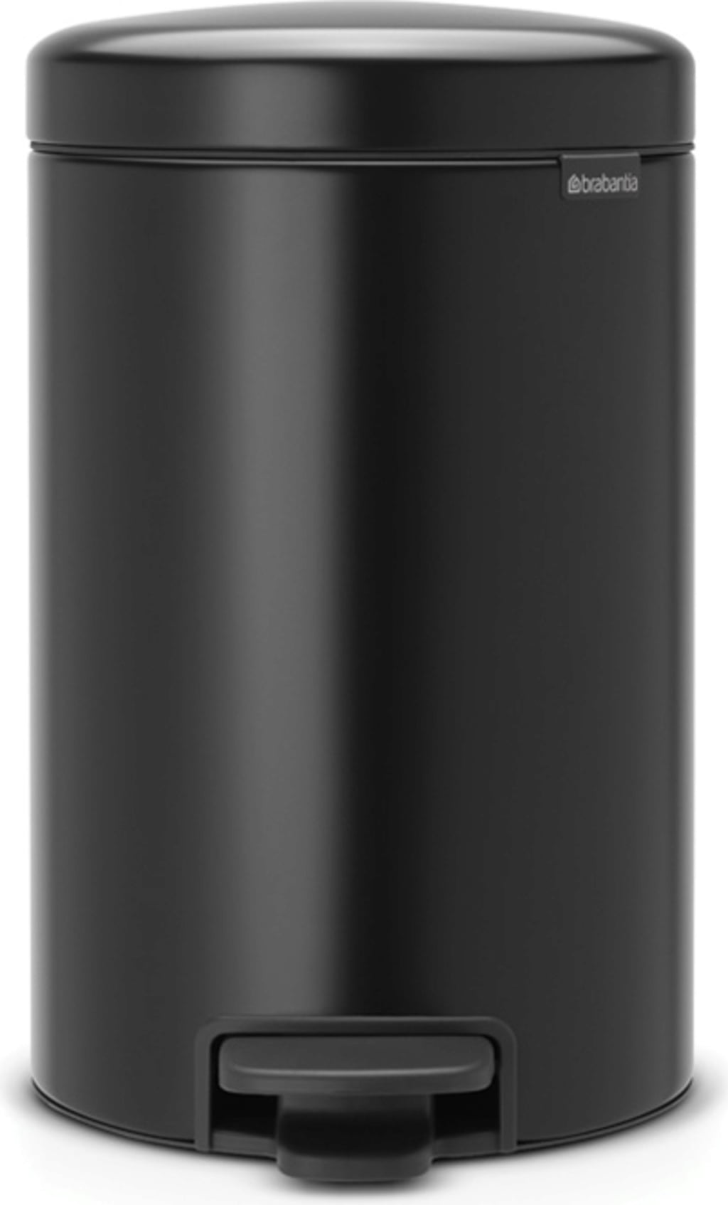 brabantia Poubelle à Pédale Newicon 12L - Matt Black