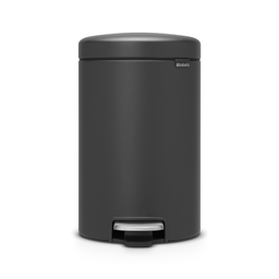 Treteimer Newicon 12 L mit Kunststoffeinsatz - Mineral Infinite Grey