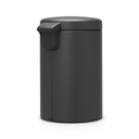 Treteimer Newicon 12 L mit Kunststoffeinsatz - Mineral Infinite Grey