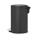 Treteimer Newicon 12 L mit Kunststoffeinsatz - Mineral Infinite Grey