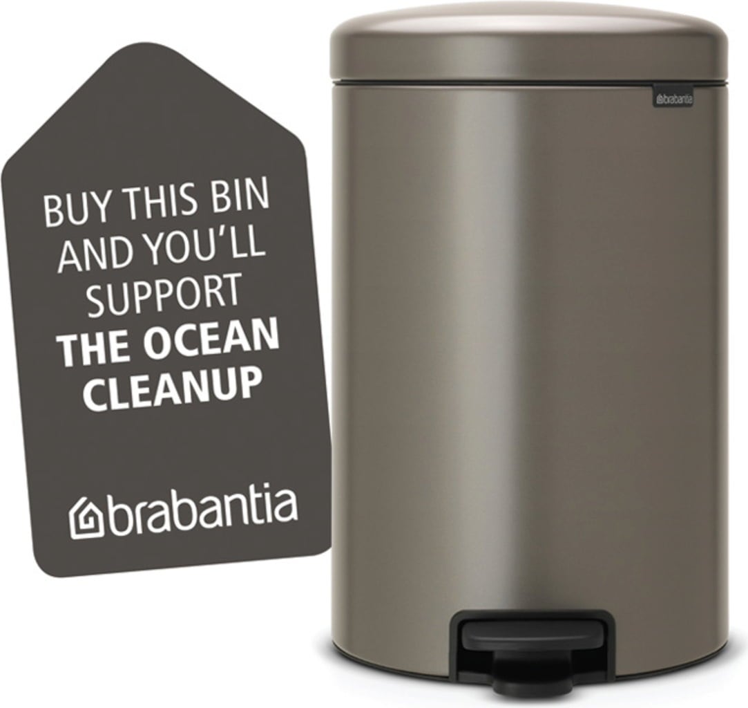 brabantia Treteimer Newicon 20 Liter - Platinum