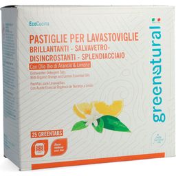 greenatural Greentabs - Pastiglie per Lavastoviglie - 25 pz.