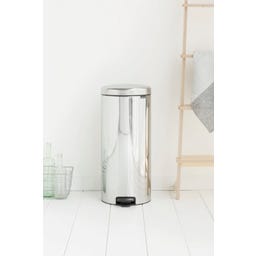 brabantia Poubelle à Pédale Newicon 30L - Brilliant Steel
