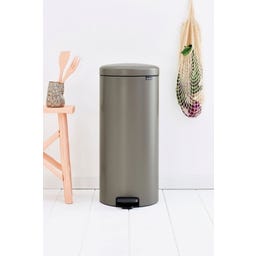 Newicon 30 L pedaalemmer met kunststof binnenbak - Platinum