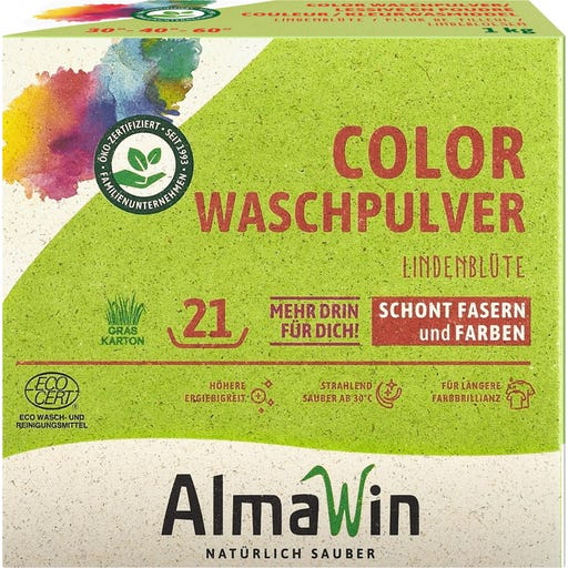 AlmaWin Detersivo in Polvere per Capi Colorati - 1 kg