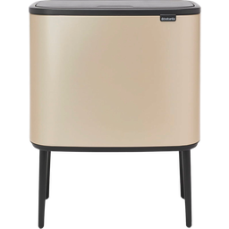 brabantia Bo Touch Bin 36 L avec Seau - Champagne