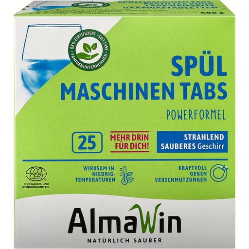 AlmaWin Spülmaschinen-Tabs - 25 Stk