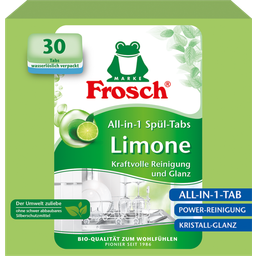 Frosch All-in-1 Citrondisktabletter - 30 st.