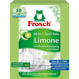 Frosch Tablettes Lave-Vaisselle All-in-1 Limone - 50 pièces