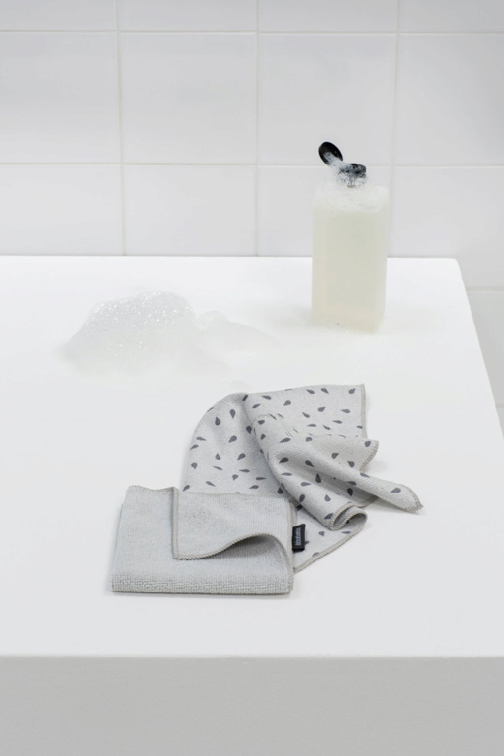 brabantia Microfaser Reinigungstuch (2er Set) - Light Grey