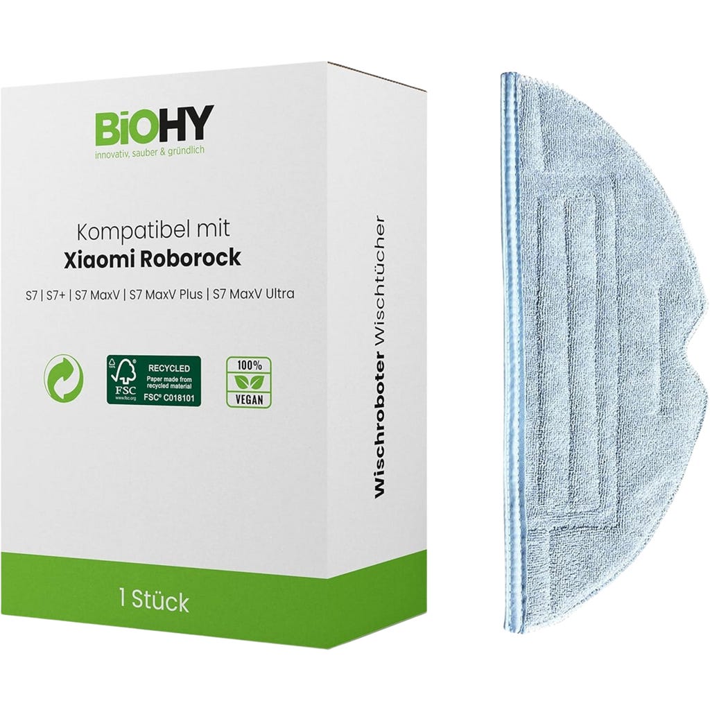Lot De 3 Serpillières Microfibre KGC Pour Roborock S7/S8 - Lavables, Haute Absorption - 4