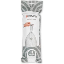 brabantia PerfectFit Garbage Bags - In A Roll - 50-60L (H) - 10 Pieces