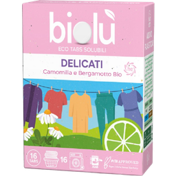 biolù Eco Tabs - Detersivo Delicati - 16 Tabs