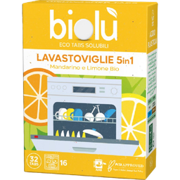 biolù 5-in-1 Geschirrspüler Eco Tabs - 32 tabs