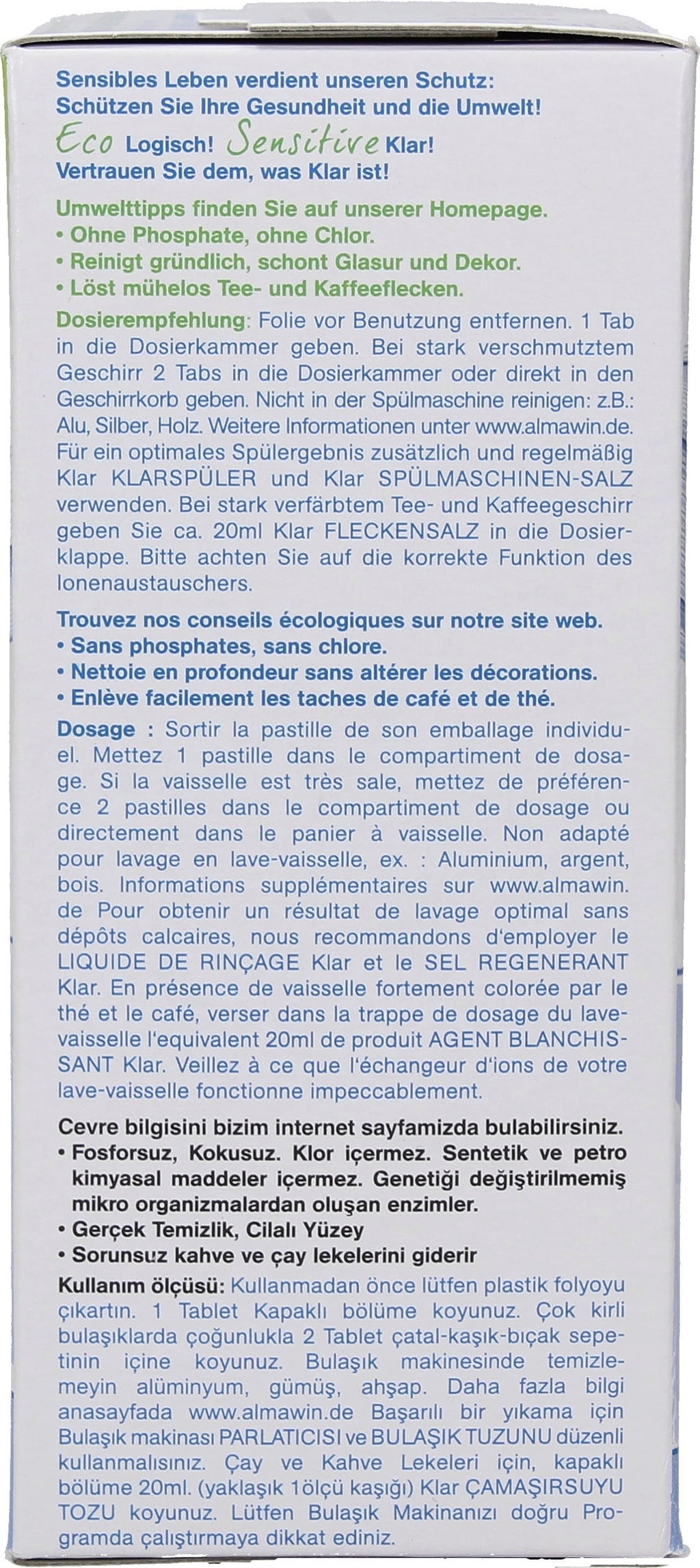 Klar Tablete za perilicu posuđa - 25 komada