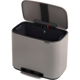 Bo Pedal Bin 36 Litres with Plastic Insert - Mineral Concrete Grey