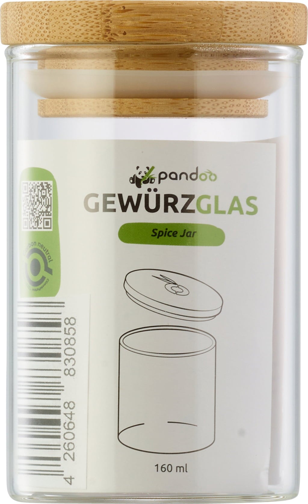 pandoo Pot à Épices - 160 ml