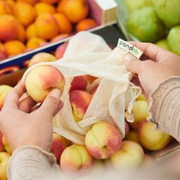 pandoo Fruit & Vegetable Nets - 6-piece set & bread bag 