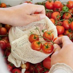 pandoo Fruit & Vegetable Nets - 6-piece set & bread bag 