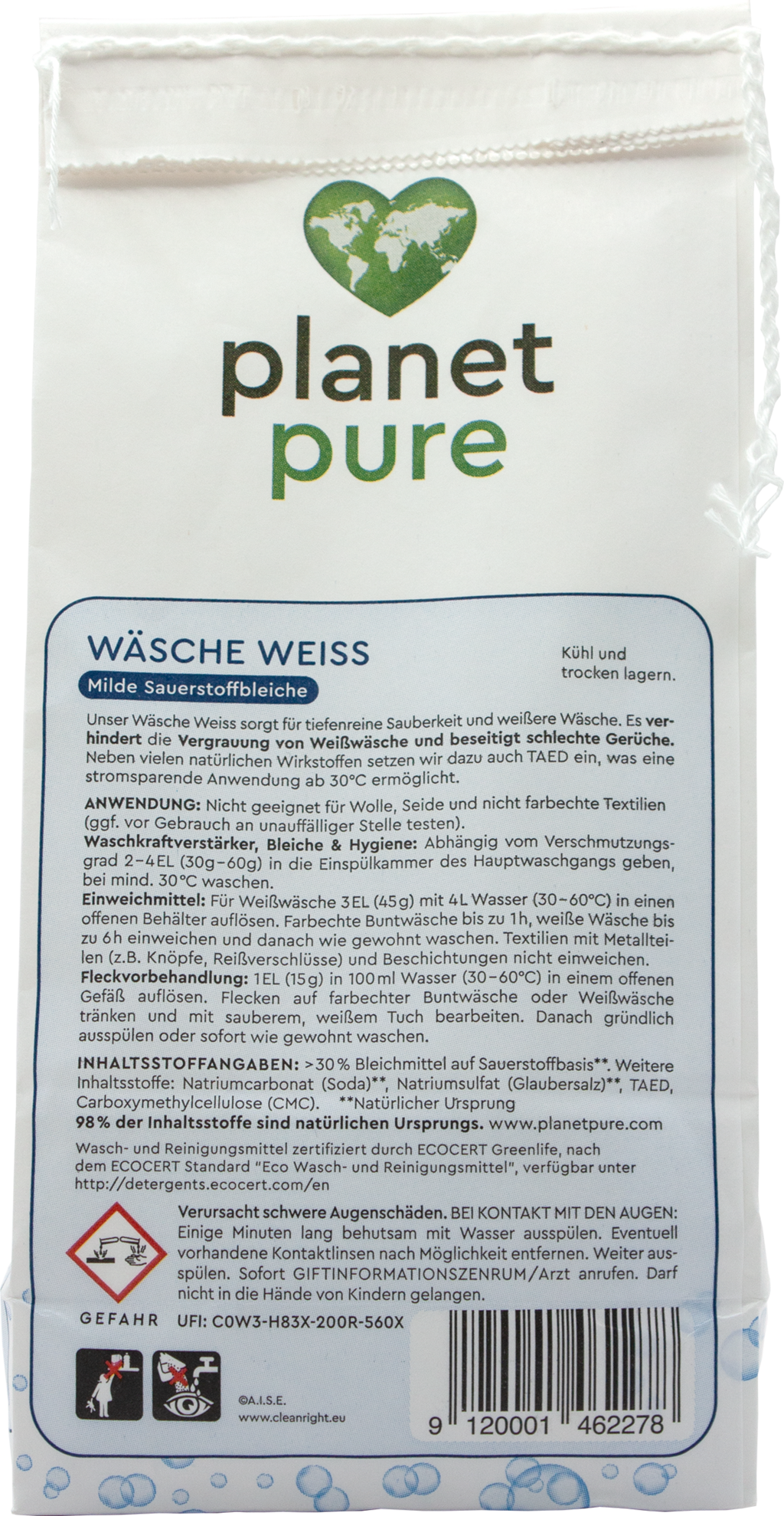 PLANET PURE Bucato Bianco Eco - 450 g