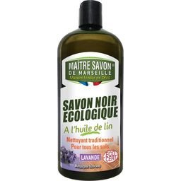 Maitre Savon de Marseilles Czarne mydło w płynie - lawenda