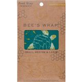Bee's Wrap Oceans Print Bijenwasdoekje