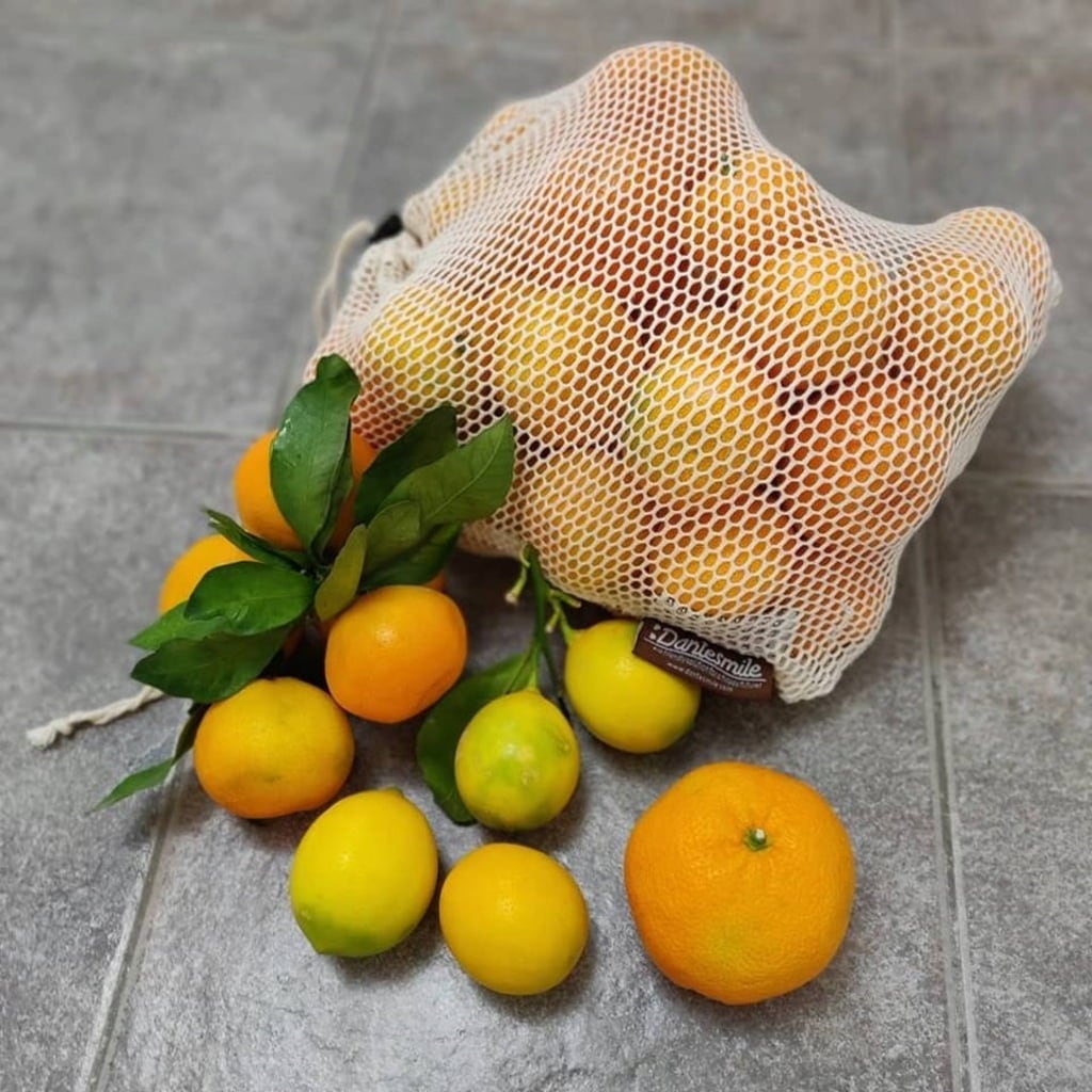 Dantesmile 3-piece Mesh Produce Bag Set - 1 set